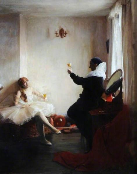 A Matinée Interval by Ernest Townsend