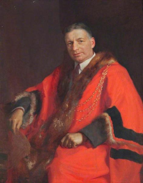Councillor W. R. Womersley, Mayor Of Grimsby by Ernest Townsend