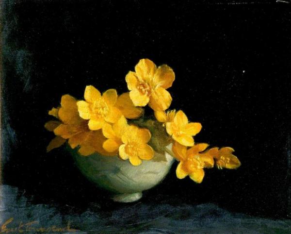 Marsh Marigolds by Ernest Townsend