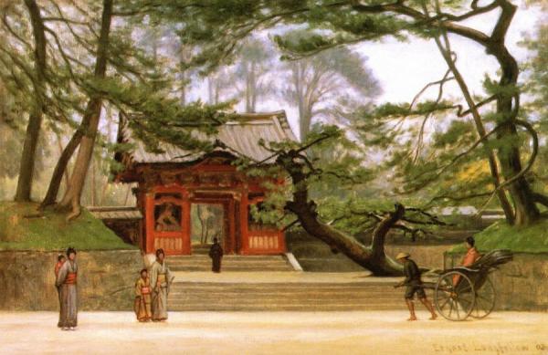 Temple In Nikko by Ernest Wadsworth Longfellow