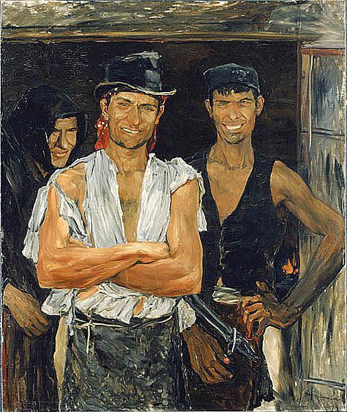 Spanish Smiths by Ernst Josephson Oil Painting Reproductions