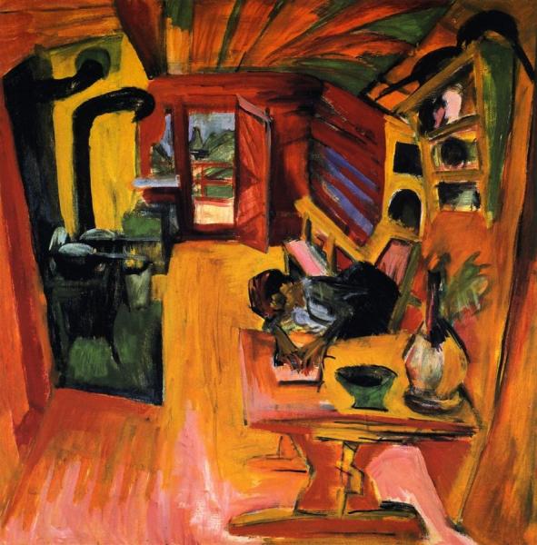 Alpküche by Ernst Ludwig Kirchner