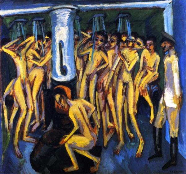 Artillerymen by Ernst Ludwig Kirchner