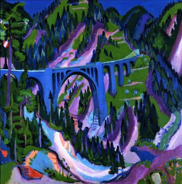 Bridge At Wiesen by Ernst Ludwig Kirchner