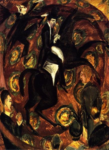 Circus Rider by Ernst Ludwig Kirchner