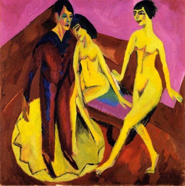Dancing School by Ernst Ludwig Kirchner