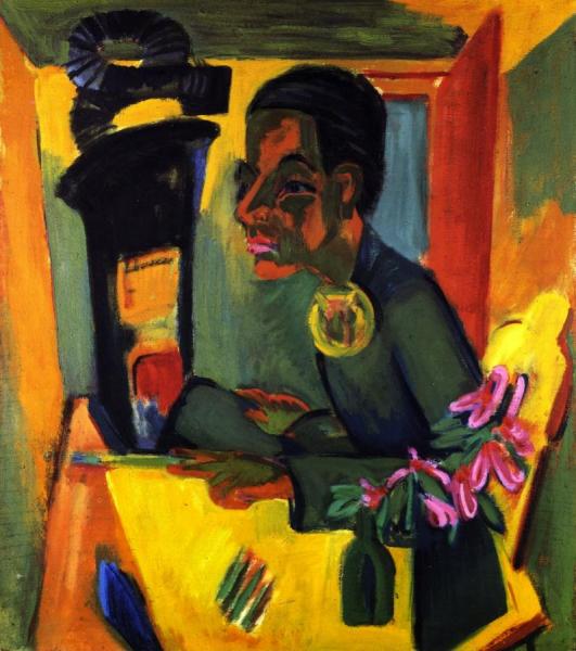 Der Maler, Selbstporträt by Ernst Ludwig Kirchner