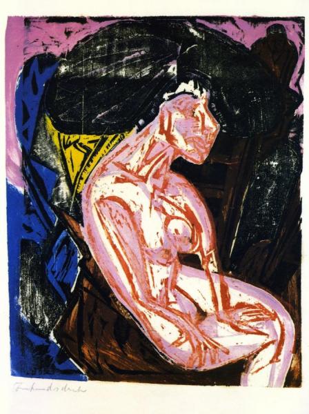Die Geliebte by Ernst Ludwig Kirchner