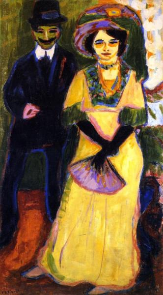 Dodo And Her Brother by Ernst Ludwig Kirchner