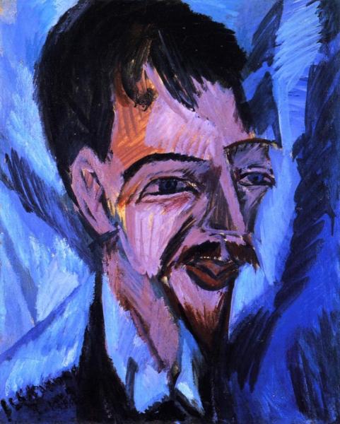 Dr. Alfred Döblin by Ernst Ludwig Kirchner