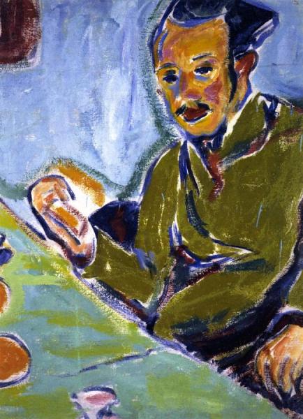Erich Zheckel by Ernst Ludwig Kirchner