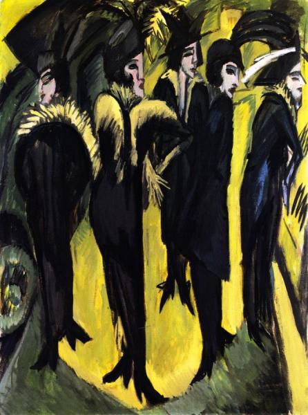 Five Women On The Street by Ernst Ludwig Kirchner