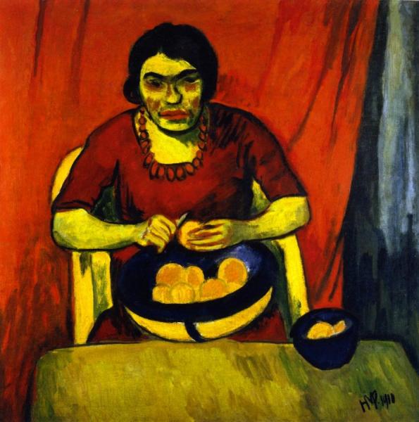 Fruit Bowl by Ernst Ludwig Kirchner