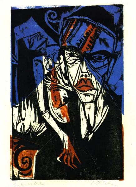 Kämpfe by Ernst Ludwig Kirchner