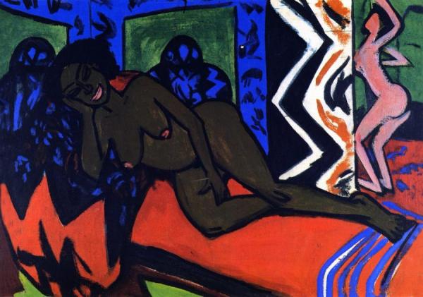 Milly Asleep by Ernst Ludwig Kirchner