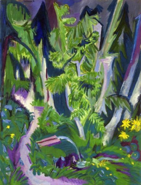 Mountain Forest by Ernst Ludwig Kirchner
