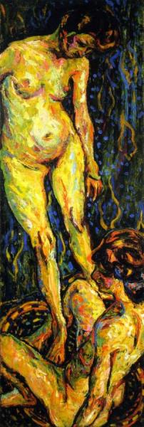 Nude Group Ii by Ernst Ludwig Kirchner Oil Painting Reproductions
