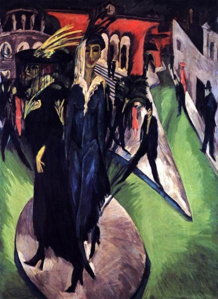 Potsdammer Platz by Ernst Ludwig Kirchner