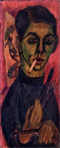 Ernst Ludwig Kirchner Self-portrait