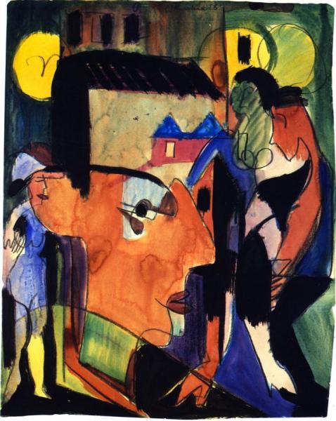 Ernst Ludwig Kirchner Self-portrait