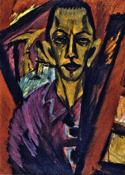 Ernst Ludwig Kirchner Self-portrait