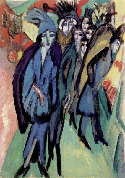 Street Scene by Ernst Ludwig Kirchner