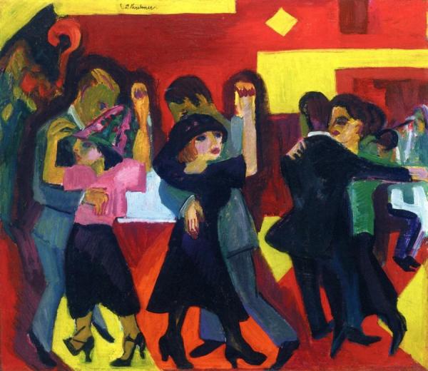 Tango-tea by Ernst Ludwig Kirchner