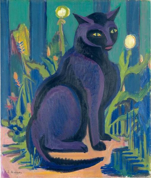 The Black Cat by Ernst Ludwig Kirchner