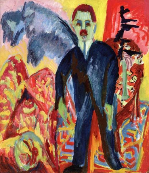 The Ill Caretaker by Ernst Ludwig Kirchner