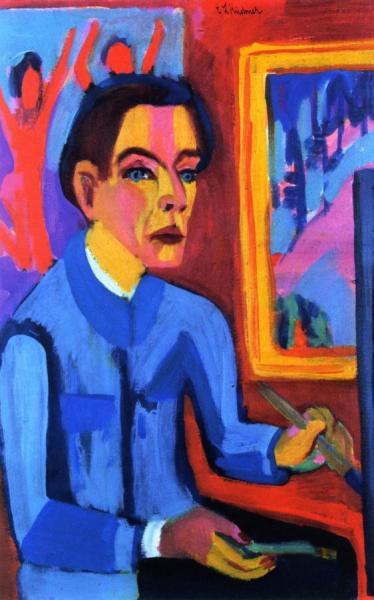 The Painter by Ernst Ludwig Kirchner Oil Painting Reproductions