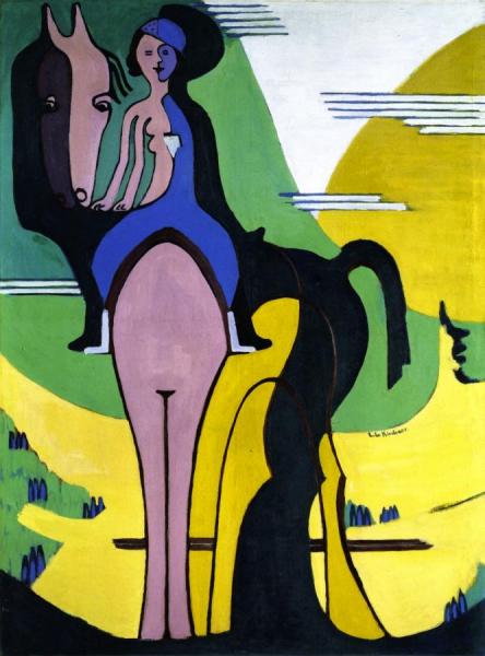 The Rider by Ernst Ludwig Kirchner