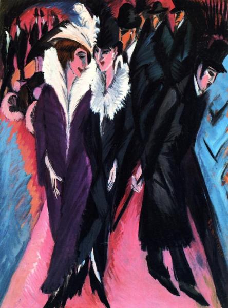 The Street by Ernst Ludwig Kirchner
