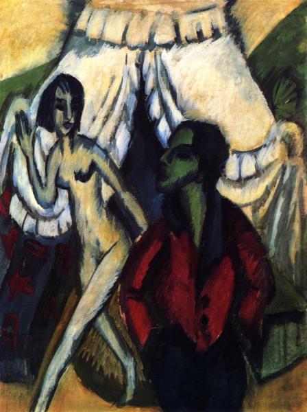 The Tent by Ernst Ludwig Kirchner