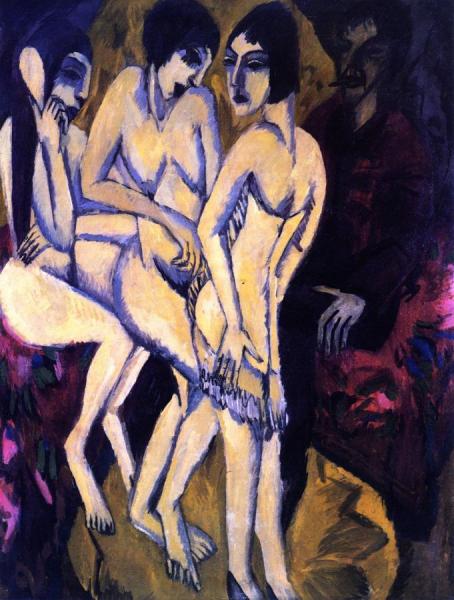 Urteil Des Paris by Ernst Ludwig Kirchner