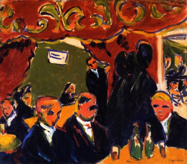 Wine Bar by Ernst Ludwig Kirchner