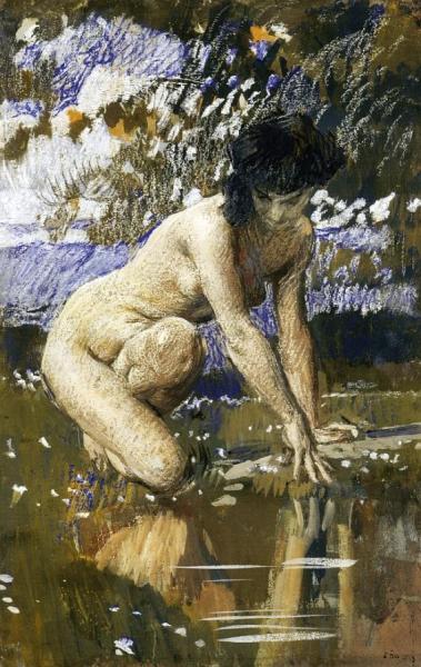 Nymph by Ettore Tito