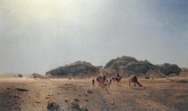 From Arabia Petraea by Eugen Felix Prosper Bracht