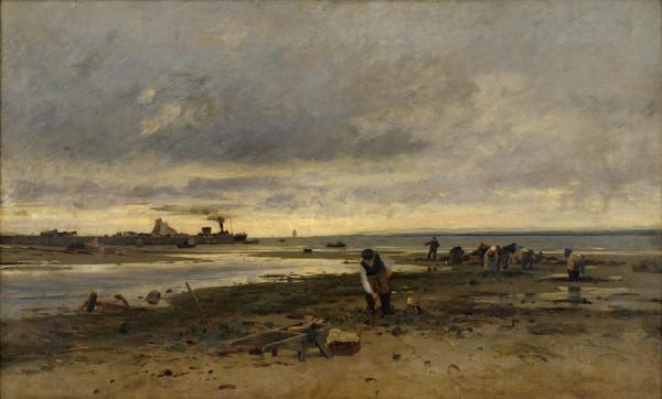 View Of Carolingensiel by Eugen Gustav Ducker