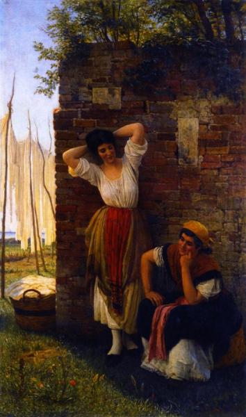 A Moment Of Rest by Eugen Von Blaas