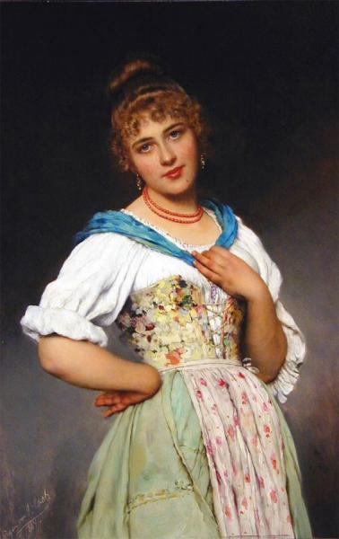 Ninetta by Eugen Von Blaas