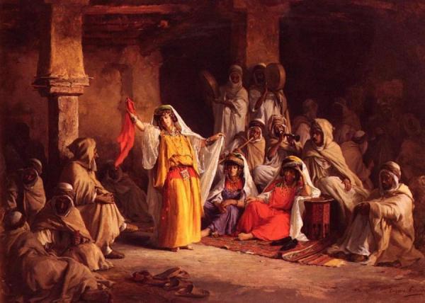 The Almeh by Eugène-alexis Girardet