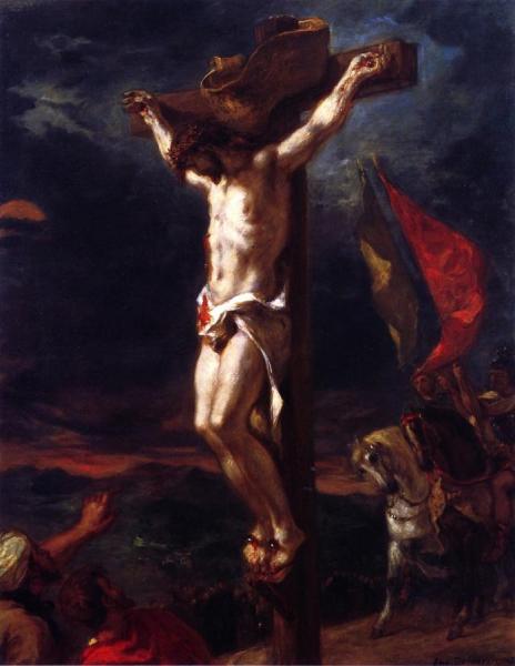 Christ On The Cross by Eugène Delacroix