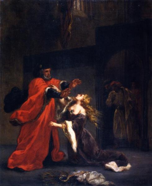 Eugène Delacroix Desdemona Cursed By Her Father