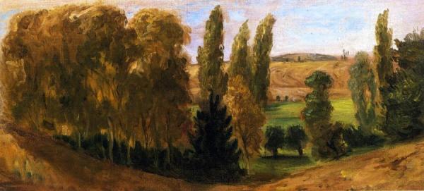 Landscape Near Ante by Eugène Delacroix