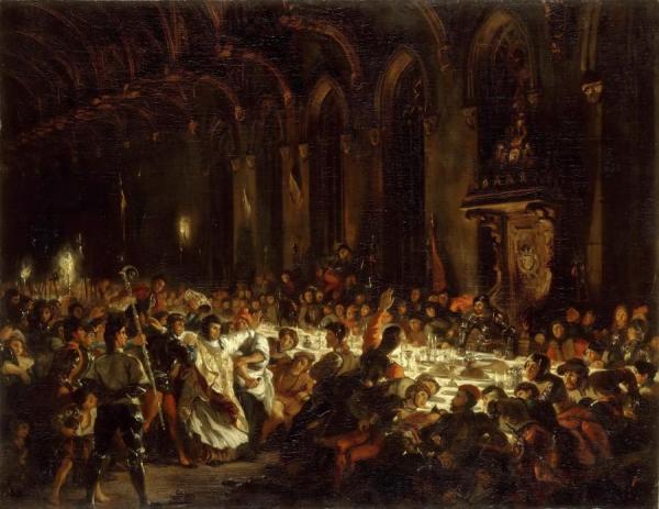 The Assassination Of The Bishop Of Liege by Eugène Delacroix
