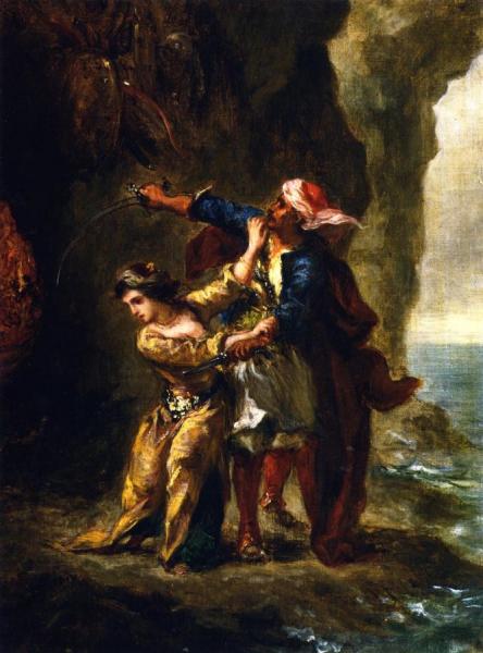 The Bride Of Abydos by Eugène Delacroix
