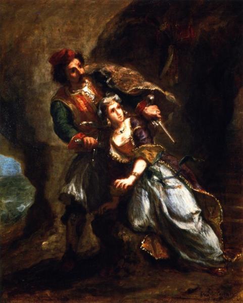 The Bride Of Abydos by Eugène Delacroix Oil Painting Reproductions