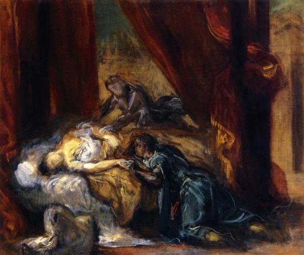 Eugène Delacroix The Death Of Desdemona