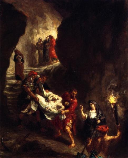 The Entombment by Eugène Delacroix