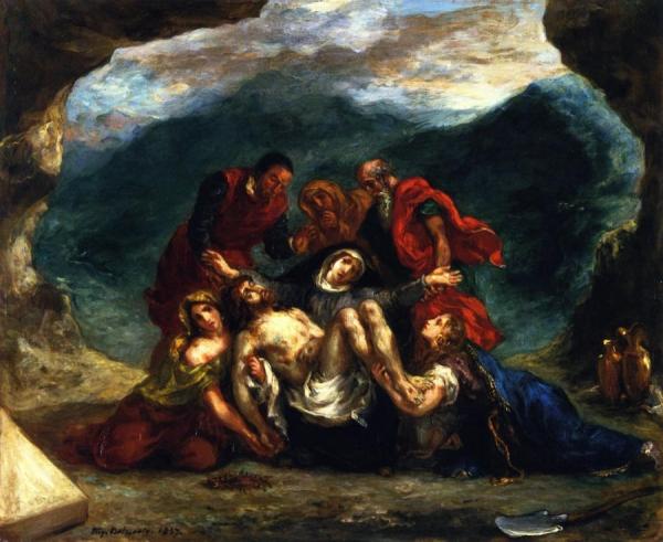 The Lamentation by Eugène Delacroix